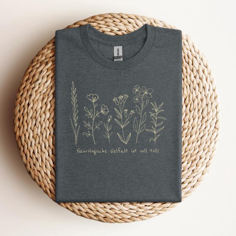 Neurologische Vielfalt ist voll toll! Neuroaffirmatives T-Shirt für mehr Sichtbarkeit neurodivergenter Menschen: Autismus, ADHS, AuDHD.