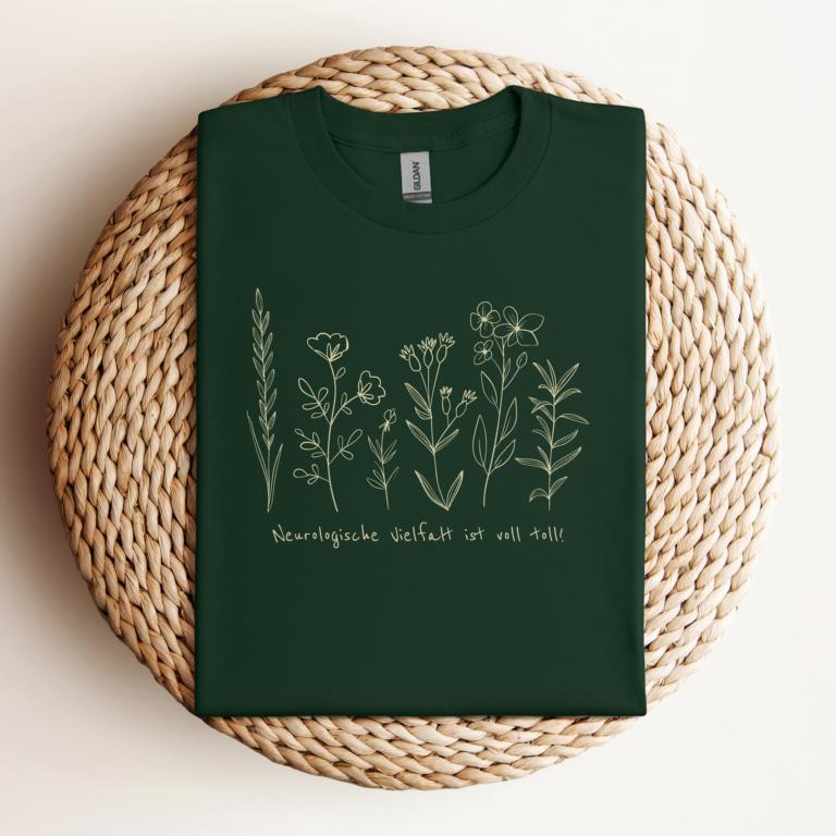 Neurologische Vielfalt ist voll toll! Neuroaffirmatives T-Shirt für mehr Sichtbarkeit neurodivergenter Menschen: Autismus, ADHS, AuDHD.