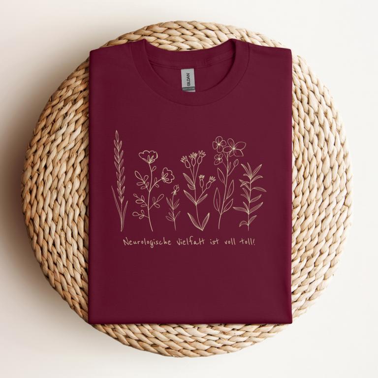 Neurologische Vielfalt ist voll toll! Neuroaffirmatives T-Shirt für mehr Sichtbarkeit neurodivergenter Menschen: Autismus, ADHS, AuDHD.