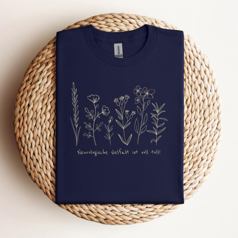 Neurologische Vielfalt ist voll toll! Neuroaffirmatives T-Shirt für mehr Sichtbarkeit neurodivergenter Menschen: Autismus, ADHS, AuDHD.