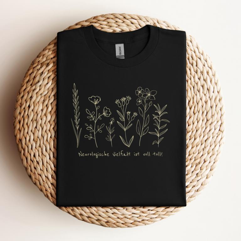 Neurologische Vielfalt ist voll toll! Neuroaffirmatives T-Shirt für mehr Sichtbarkeit neurodivergenter Menschen: Autismus, ADHS, AuDHD.
