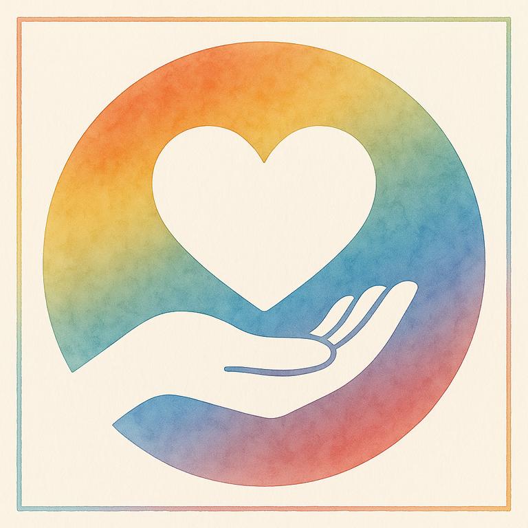 Beitragsbild zum Beitrag Selbstannahme und Sichtbarkeit: Herz über Hand