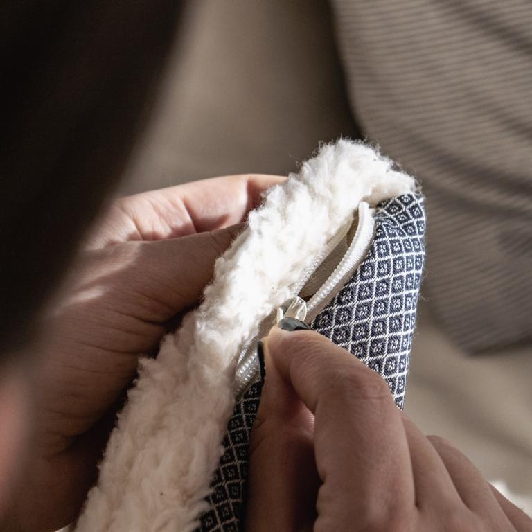 3kg Gewichtskissen made in Germany aus ökologischen Materialien mit abnehmbarem Bezug