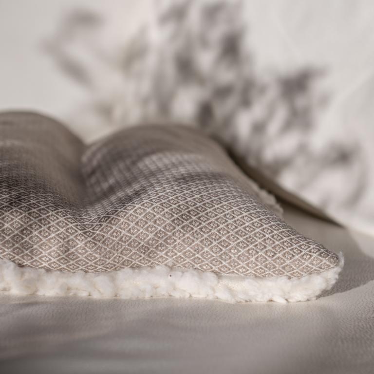 3kg Gewichtskissen made in Germany aus ökologischen Materialien mit abnehmbarem Bezug