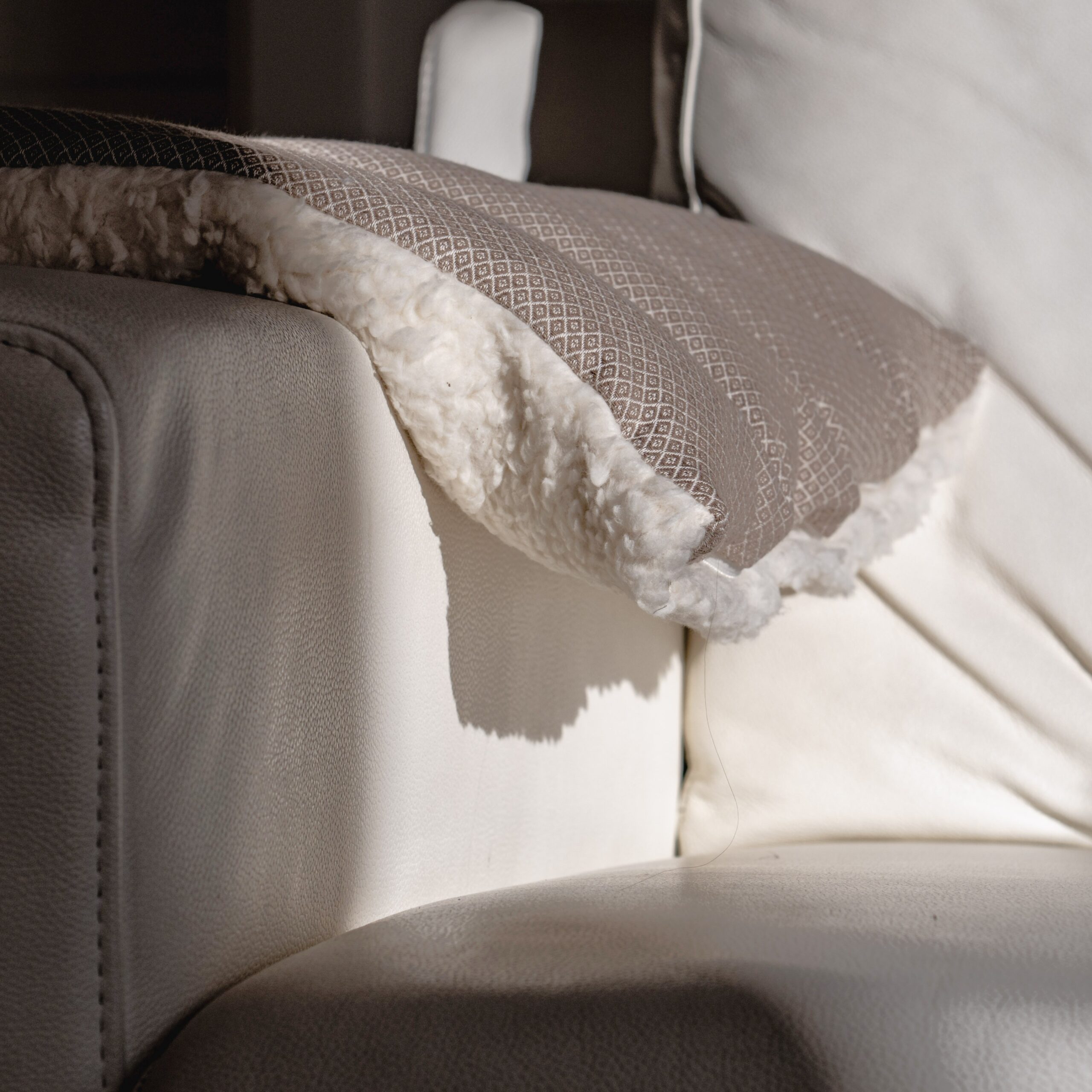 Neurodinge Gewichtskissen Bezug Birdseye braunPlüsch